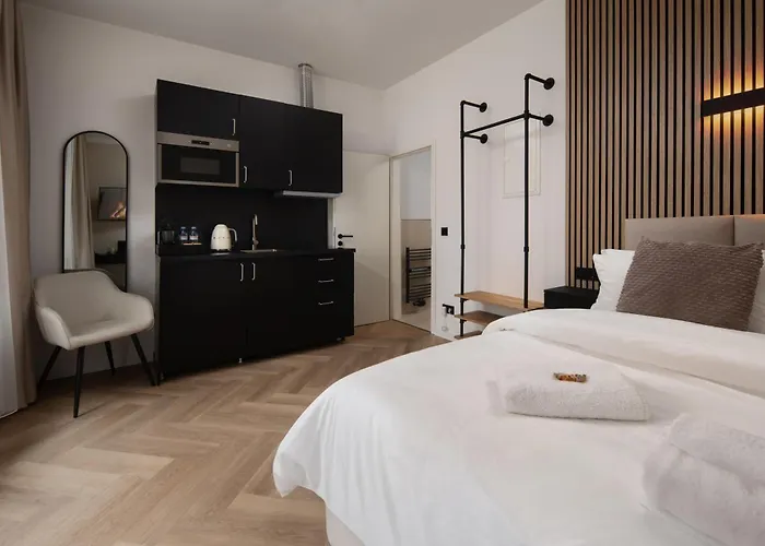 -super Zentrale Studio-apartments Hbf-messe-oevb Arena-city Apartmán Brémy